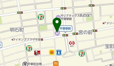 東横INN 湘南平塚駅北口1の地図画像