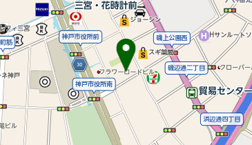 東横INN 神戸三宮駅市役所前の地図画像