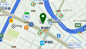 東横INN 茅場町駅の地図画像