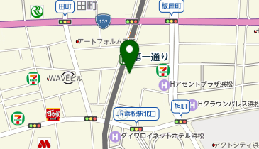 東横INN 浜松駅北口の地図画像