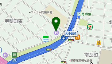 東横INN 堺東駅の地図画像