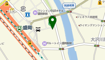 東横INN 盛岡駅南口駅前の地図画像