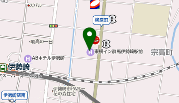 東横INN 群馬伊勢崎駅前の地図画像
