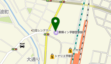 東横INN 宇都宮駅前1の地図画像