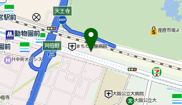 東横INN あべの天王寺の地図画像