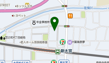 東横INN 奈良新大宮駅前の地図画像
