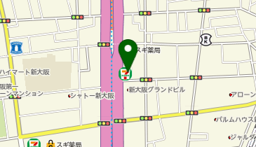 東横INN 新大阪東三国駅前の地図画像