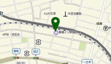 東横INN 伊勢市駅の地図画像