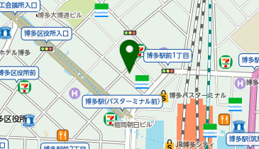 東横INN 博多口駅前の地図画像
