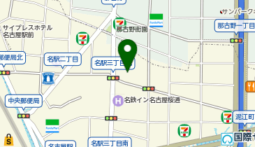 東横INN 名古屋駅桜通口新館の地図画像