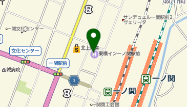 東横INN 一ノ関駅前の地図画像