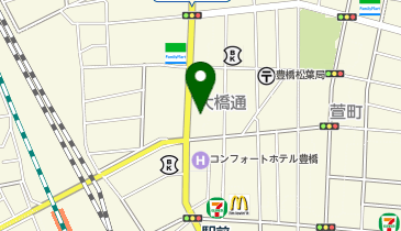 東横INN 豊橋駅東口の地図画像