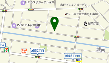 東横INN 水戸駅南口の地図画像