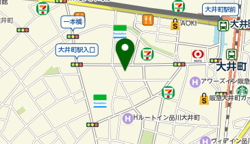 東横INN 品川大井町の地図画像