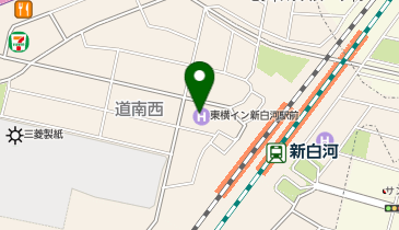 東横INN 新白河駅前の地図画像