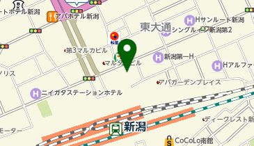 東横INN 新潟駅前の地図画像