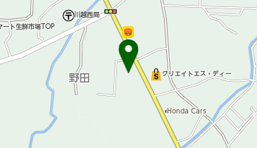 武蔵野うどん竹國 川越上野田店の地図画像