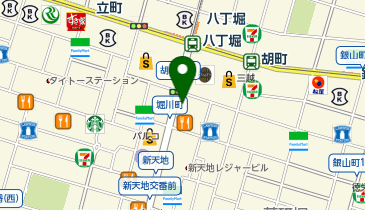 格安ビールと鉄鍋餃子 3・6・5酒場 広島八丁堀中央通り店の地図画像