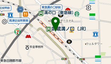格安ビールと鉄鍋餃子 3・6・5酒場 溝の口店の地図画像