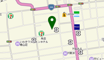 格安ビールと鉄鍋餃子 3・6・5酒場 いわき駅前店の地図画像
