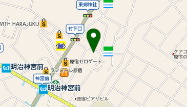 A.P.C. HARAJUKU UNDERGROUNDの地図画像