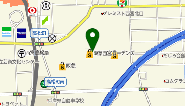 A.P.C. NISHINOMIYA GARDENSの地図画像