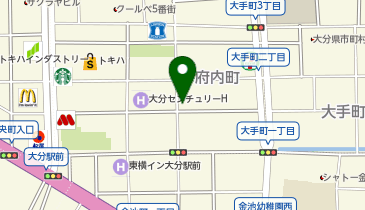 A.P.C. OITAの地図画像