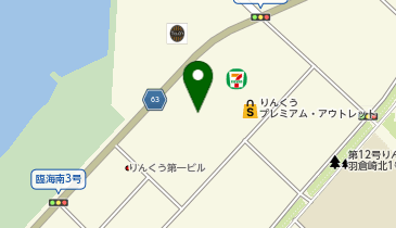 agnes b. アウトレットりんくうの地図画像