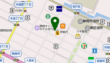 agnes b. 静岡伊勢丹の地図画像