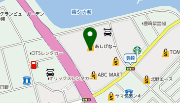 agnes b. アウトレット沖縄の地図画像