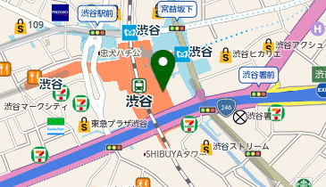 agnes b. 渋谷スクランブルスクエアの地図画像