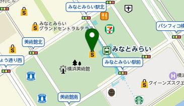 agnes b. マークイズみなとみらいの地図画像
