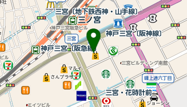 agnes b. E神戸阪急の地図画像