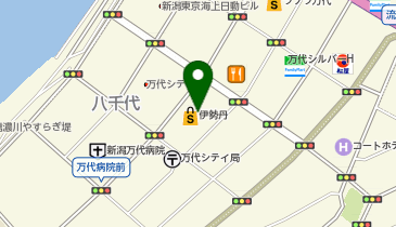 agnes b. 新潟伊勢丹の地図画像