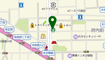agnes b. 大分トキハの地図画像