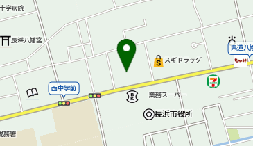 Agu hair bello長浜店の地図画像