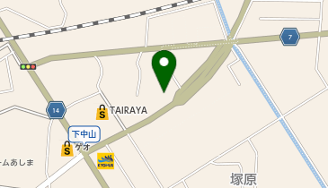 Agu hair date下館店の地図画像