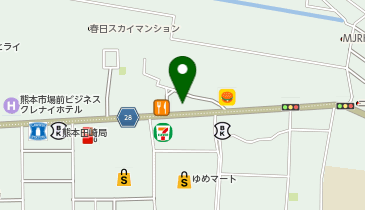 Agu hair if熊本西区田崎店の地図画像