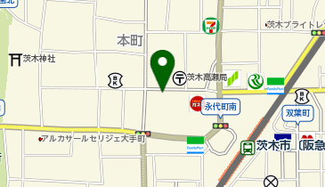 Agu hair Frill 茨木市駅店の地図画像