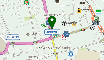 Agu hair Lumiere.浦和店の地図画像