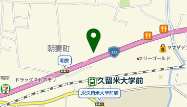 Agu hair prime久留米2号店の地図画像