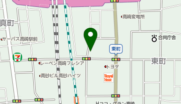 MEN&rsquo;S HAIR BLEACHi 高崎店の地図画像