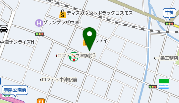 Agu hair coco大分中津店の地図画像