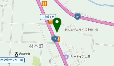 Agu hair riva上田店の地図画像