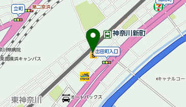 Agu hair cue神奈川新町店の地図画像