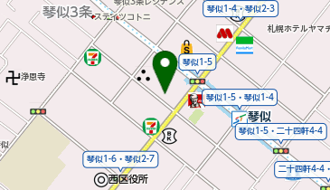 Agu hair oggi 札幌琴似店の地図画像