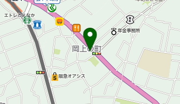 Agu hair pel豊中店の地図画像