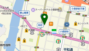 Agu hair you小倉店の地図画像