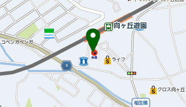 benji 向ケ丘遊園店の地図画像
