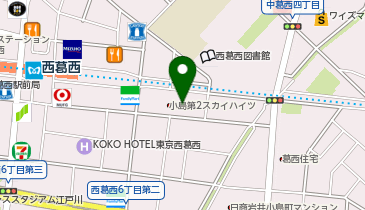 NYLON. 西葛西店の地図画像